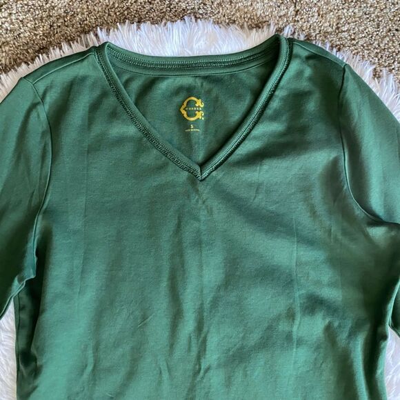 C. Wonder Top Green Womens Size Small - Picture 4 of 5